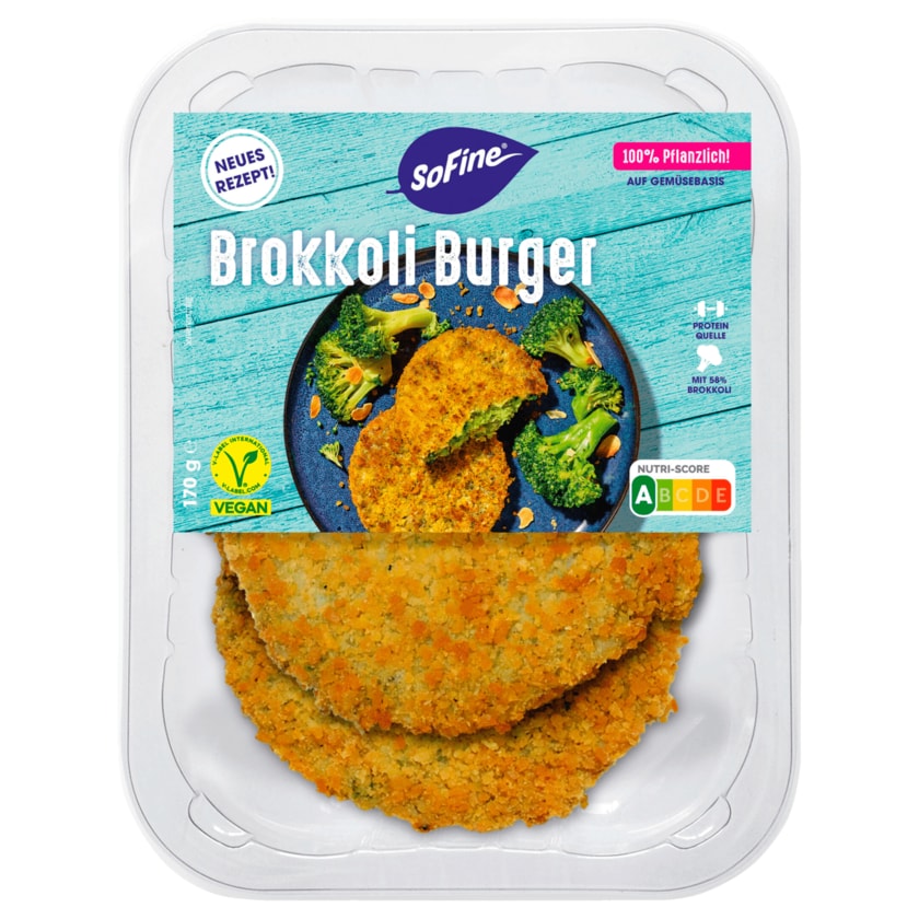 SoFine Brokkoli Burger vegan 170g